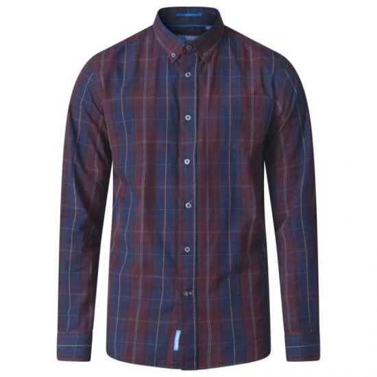 D555 Grady Long Sleeve Check Shirt - Herrenhemden - Herrenhemden in großen Größen