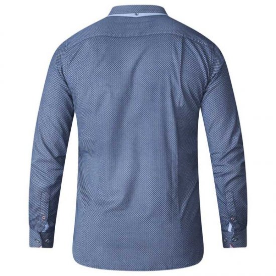 D555 Kermit Long Sleeve Printed Shirt - Herrenhemden - Herrenhemden in großen Größen