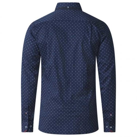 D555 Rashard Long Sleeve Printed Shirt - Herrenhemden - Herrenhemden in großen Größen