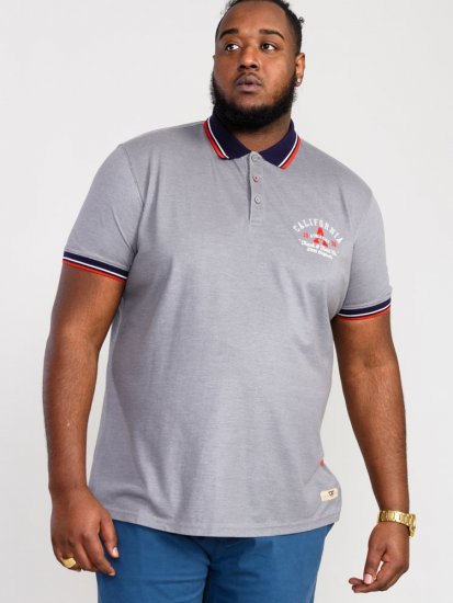 D555 Mersea Polo Shirt With Chest Embroidery - Polo-shirts für herren - Polo-Shirts für Herren in großen Größen