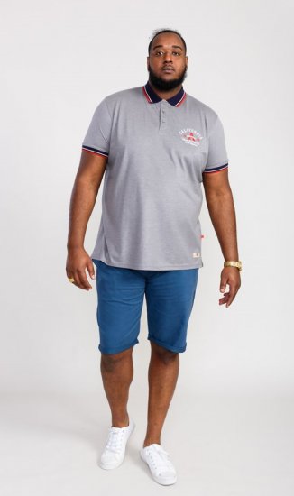 D555 Mersea Polo Shirt With Chest Embroidery - Polo-shirts für herren - Polo-Shirts für Herren in großen Größen