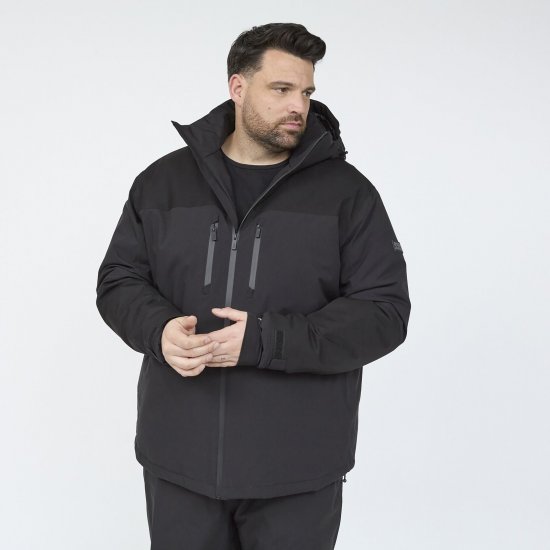 North Latitude Ski Jacket Black - Skibekleidung - Ski- & Winterkleidung in großen Größen