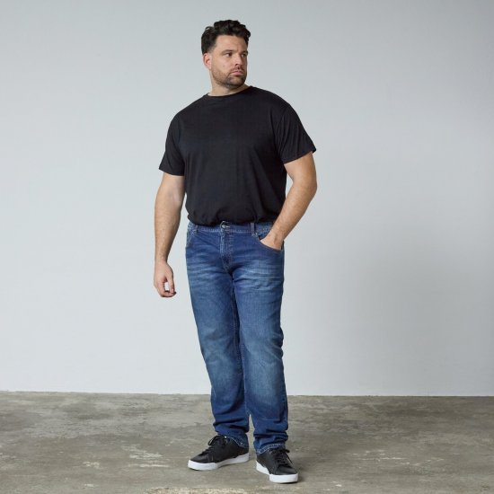 North Latitude Jeans Jack Blue Used Wash - Herren jacken - Herren Jacken in großen Größen