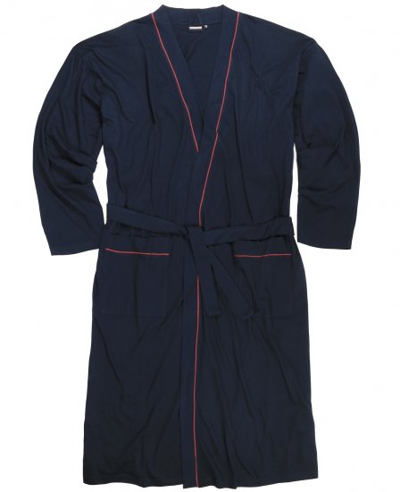 Adamo Boris House Coat Navy - Herrenunterwäsche & bademode - Herrenunterwäsche & Bademode in großen Größen