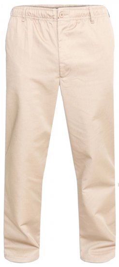 D555 Basilio Hose mit elastischem Bund Beige - Herren-jeans & -hosen - Herren-Jeans & -Hosen in großen Größen