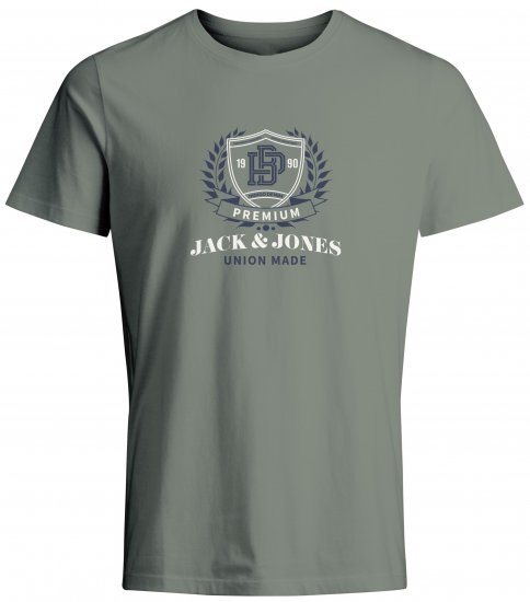 Jack & Jones JPRBLUCAMERON T-Shirt Laurel Wreath - Herren-T-Shirts - Herren-T-Shirts in großen Größen