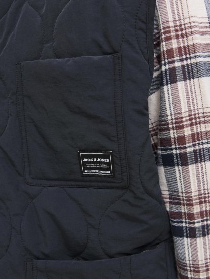 Jack & Jones Hero Liner Quilted Gilet Vest Black - Westen - Outdoor-Westen in großen Größen