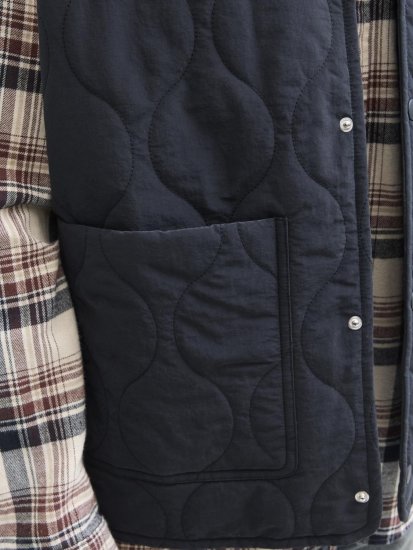 Jack & Jones Hero Liner Quilted Gilet Vest Black - Westen - Outdoor-Westen in großen Größen