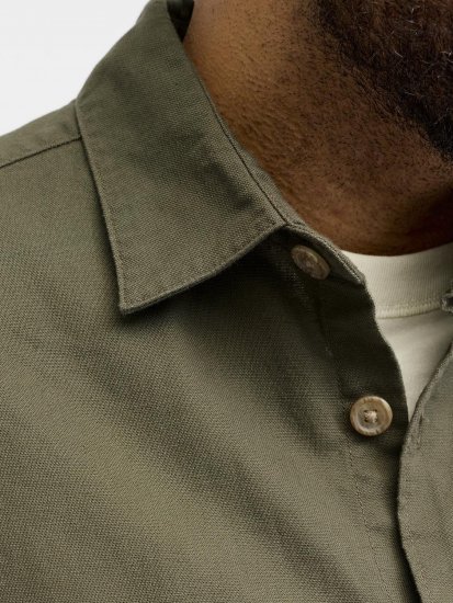 Jack & Jones Tristan Overshirt khaki - Herrenhemden - Herrenhemden in großen Größen