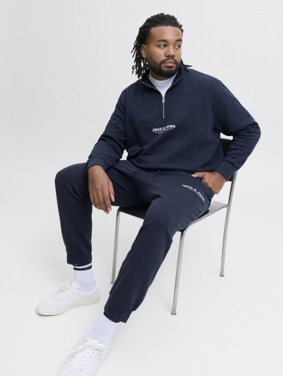 Jack & Jones Vesterbro Trainingsanzug navyblau - Herren-sweater und -hoodies - Herren-Sweater und -Hoodies in großen Größen