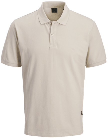 Jack & Jones Weston Polo Hellbeige - Polo-shirts für herren - Polo-Shirts für Herren in großen Größen