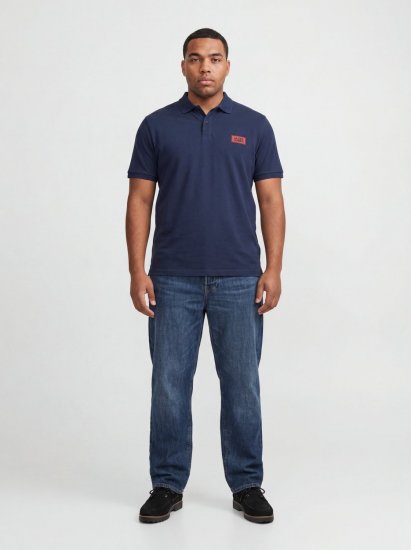 Jack & Jones Rush Poloshirt 2er-Pack schwarz/navyblau - Polo-shirts für herren - Polo-Shirts für Herren in großen Größen