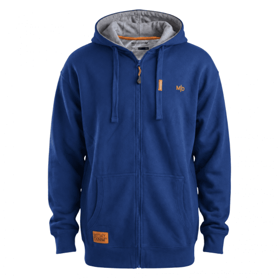 Motley Denim Copenhagen Hoodie Royal Blue - Herren-sweater und -hoodies - Herren-Sweater und -Hoodies in großen Größen
