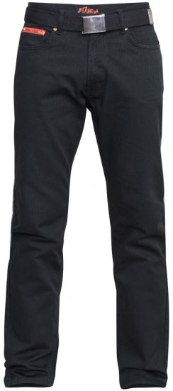 Duke Mario Bedford cord-pants Black TALL SIZES - HERRENBEKLEIDUNG MT-6XLT - Langgrößen für Herren