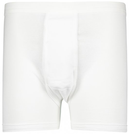 Adamo Royal Fine Ribbed Boxer shorts White - Herrenunterwäsche & bademode - Herrenunterwäsche & Bademode in großen Größen