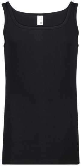 Adamo Royal Fine Ribbed Undershirt Black - Herrenunterwäsche & bademode - Herrenunterwäsche & Bademode in großen Größen