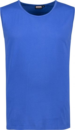 Adamo Rod Comfort Fit Tank Top Royal Blue - Herren-T-Shirts - Herren-T-Shirts in großen Größen