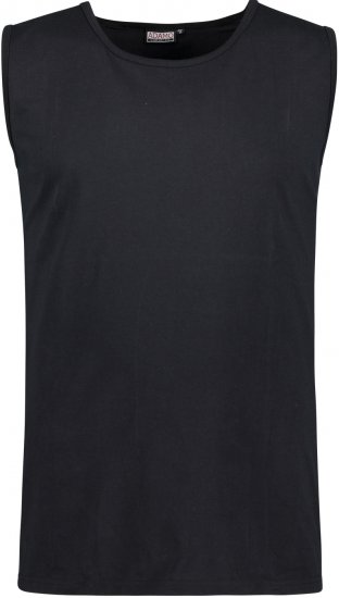 Adamo Rod Comfort Fit Tank Top Black - Herren-T-Shirts - Herren-T-Shirts in großen Größen
