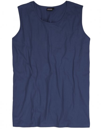 Adamo Rod Comfort Fit Tank Top Denim Blue - Herren-T-Shirts - Herren-T-Shirts in großen Größen