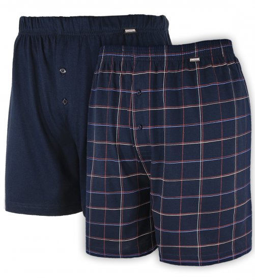 Adamo Daniel Boxershorts Navy 2-pack - Herrenunterwäsche & bademode - Herrenunterwäsche & Bademode in großen Größen