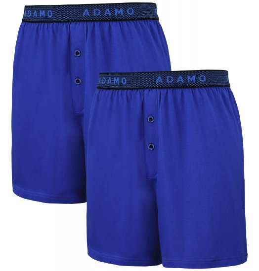 Adamo Jonas Boxershorts Royal Blue 2-pack - Herrenunterwäsche & bademode - Herrenunterwäsche & Bademode in großen Größen