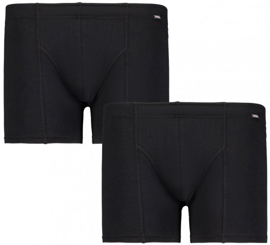 Adamo Jack Boxer shorts 2-pack Black - Herrenunterwäsche & bademode - Herrenunterwäsche & Bademode in großen Größen