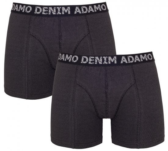 Adamo Julian Maxi Boxers Black 2-pack - Herrenunterwäsche & bademode - Herrenunterwäsche & Bademode in großen Größen