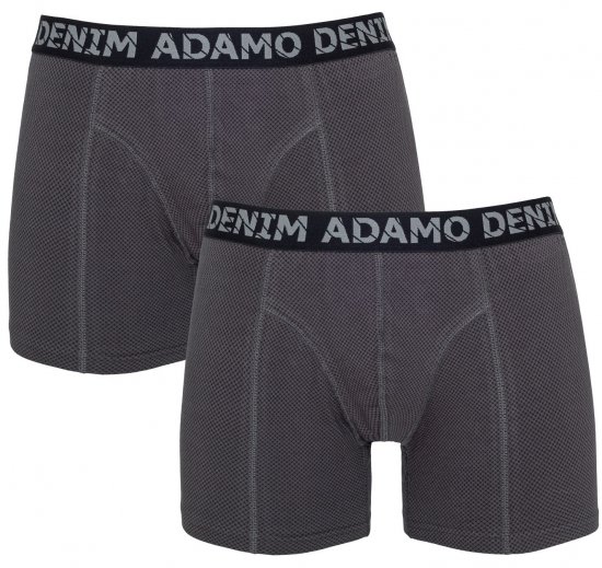 Adamo Julian Maxi Boxers Charcoal 2-pack - Herrenunterwäsche & bademode - Herrenunterwäsche & Bademode in großen Größen