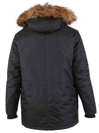 D555 Lovett Parka Black - Herren jacken - Herren Jacken in großen Größen