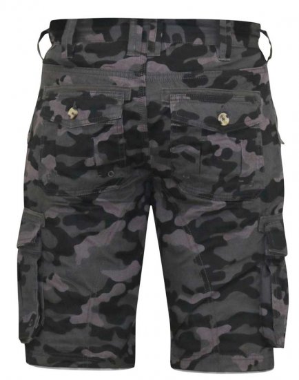 D555 ZAVIER Camo Cotton Cargo Shorts - Herrenshorts - Herrenshorts in großen Größen