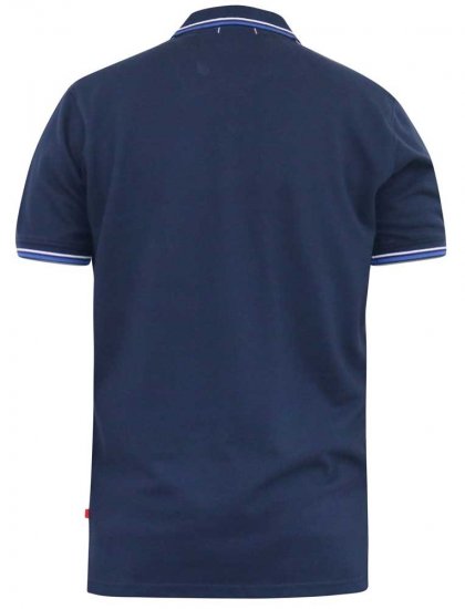 D555 SALFORD 1 Pique Polo Navy - Polo-shirts für herren - Polo-Shirts für Herren in großen Größen