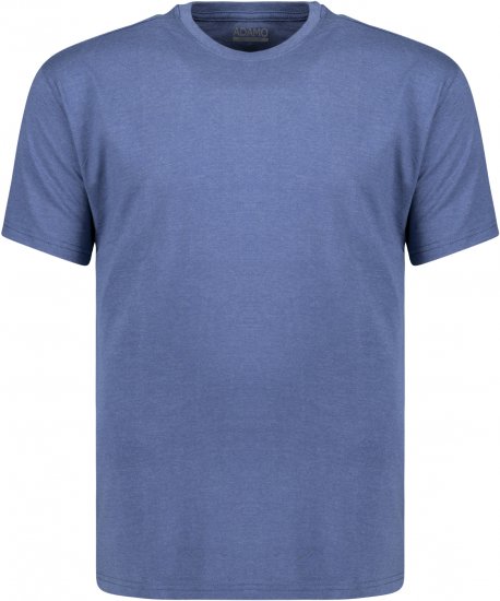 Adamo Kevin Regular fit T-shirt Indigo Blue - Herren-T-Shirts - Herren-T-Shirts in großen Größen