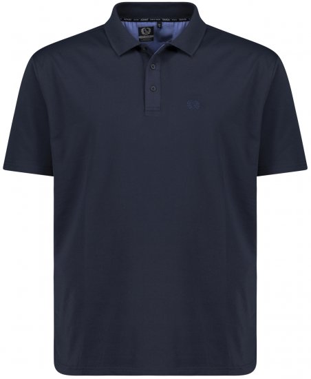 Adamo Picco Technical Sports Polo Navy - Sportbekleidung & outdoor - Sportbekleidung in große größen für herren