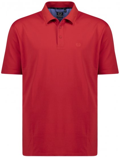 Adamo Picco Technical Sports Polo Red - Sportbekleidung & outdoor - Sportbekleidung in große größen für herren