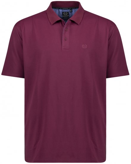 Adamo Picco Technical Sports Polo Blackberry - Polo-shirts für herren - Polo-Shirts für Herren in großen Größen