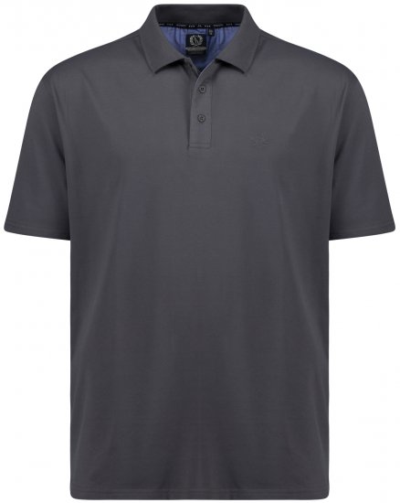 Adamo Picco Technical Sports Polo Charcoal - Sportbekleidung & outdoor - Sportbekleidung in große größen für herren