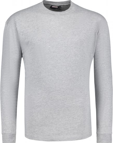 Adamo Floyd Comfort fit Long sleeve T-shirt Grey - Herren-T-Shirts - Herren-T-Shirts in großen Größen