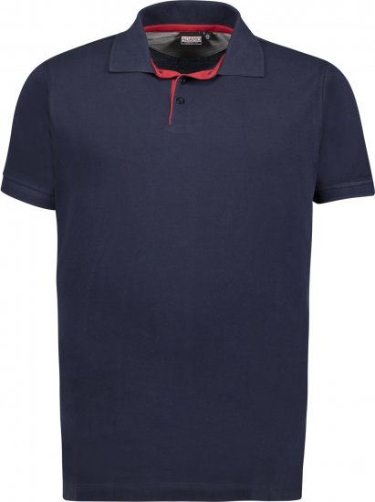 Adamo Pablo Comfort fit Polo Shirt Navy - Polo-shirts für herren - Polo-Shirts für Herren in großen Größen