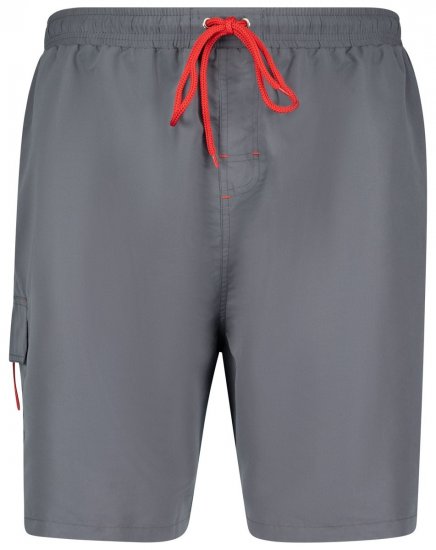 Adamo 141230 Badeshorts Dunkelgrau - Herrenunterwäsche & bademode - Herrenunterwäsche & Bademode in großen Größen