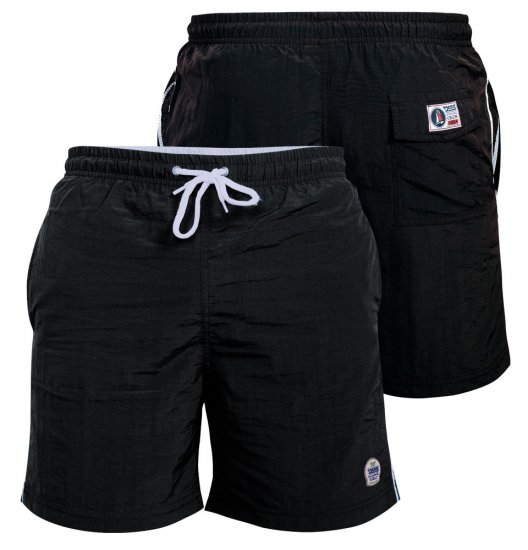 D555 Yarrow Swimshorts Black - Herrenunterwäsche & bademode - Herrenunterwäsche & Bademode in großen Größen