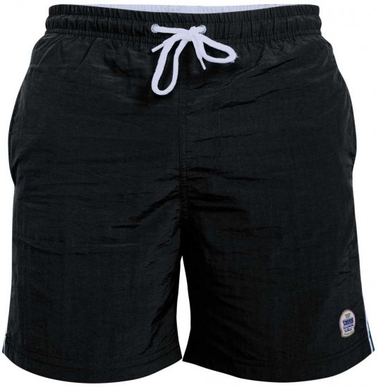 D555 Yarrow Swimshorts Black - Herrenunterwäsche & bademode - Herrenunterwäsche & Bademode in großen Größen