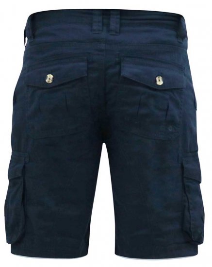 D555 RODNEY Cotton Cargo Shorts Navy - Herrenshorts - Herrenshorts in großen Größen