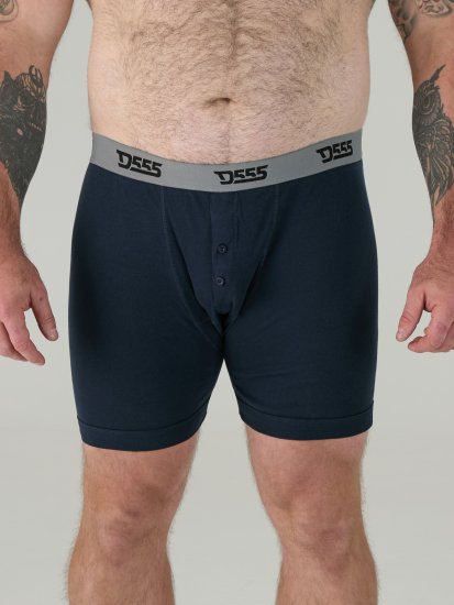 Duke Driver Boxershorts Black, Grey, Navy 3-Pack - Herrenunterwäsche & bademode - Herrenunterwäsche & Bademode in großen Größen