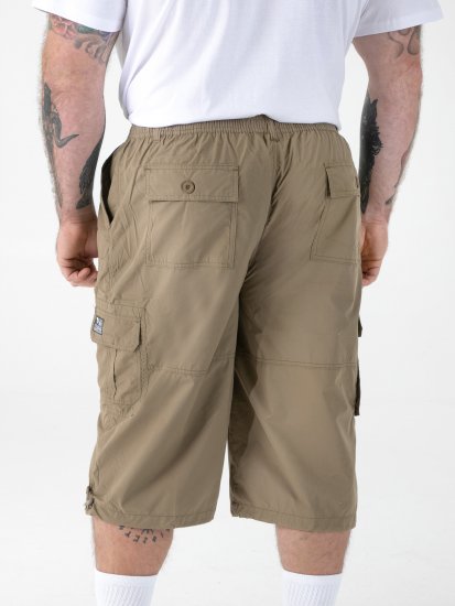 D555 Mason Cargo Shorts Sand - Herrenshorts - Herrenshorts in großen Größen