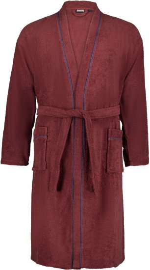 Adamo Joey Bathrobe Burgundy - Herrenunterwäsche & bademode - Herrenunterwäsche & Bademode in großen Größen