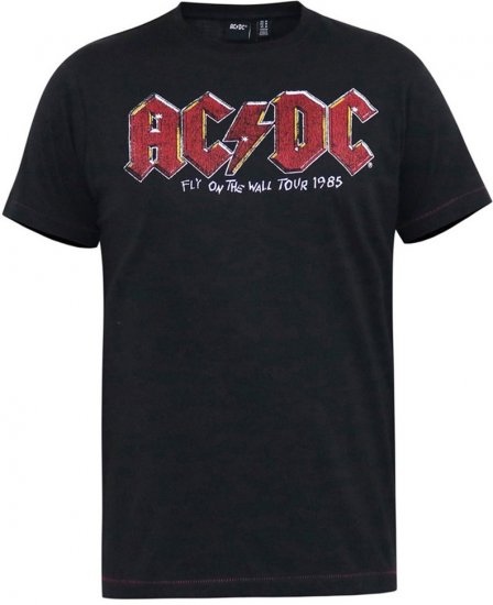D555 JAILBREAK Official Ac/Dc Printed T-Shirt With Front And Back Print - Black - Herren-T-Shirts - Herren-T-Shirts in großen Größen