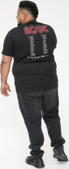 D555 JAILBREAK Official Ac/Dc Printed T-Shirt With Front And Back Print - Black - Herren-T-Shirts - Herren-T-Shirts in großen Größen