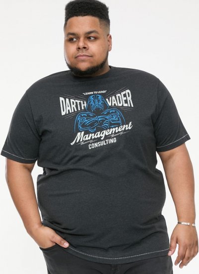 D555 SOLO Official Star Wars Management Consulting Printed T-Shirt Black Reno - Herren-T-Shirts - Herren-T-Shirts in großen Größen