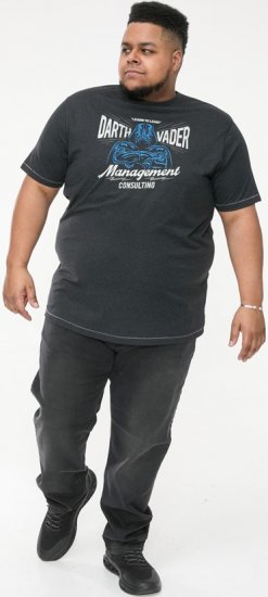 D555 SOLO Official Star Wars Management Consulting Printed T-Shirt Black Reno - Herren-T-Shirts - Herren-T-Shirts in großen Größen