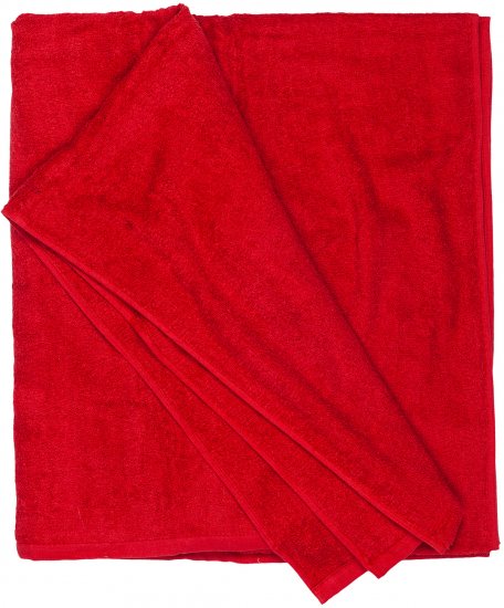 Adamo Helsinki XXL Towel Red - Herrenunterwäsche & bademode - Herrenunterwäsche & Bademode in großen Größen
